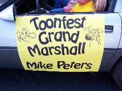 Mike Peters' sign