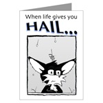 Hail greeting cards